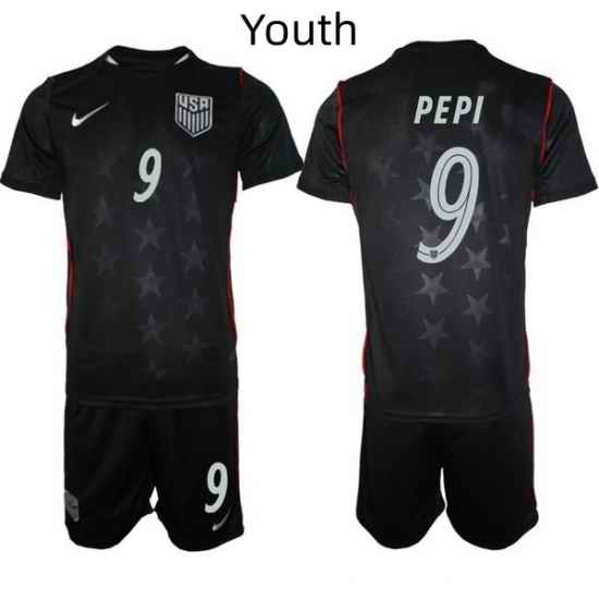 USA FIFA World Cup 2026 Navy Blue Soccer Jersey Ricardo Pepi #9